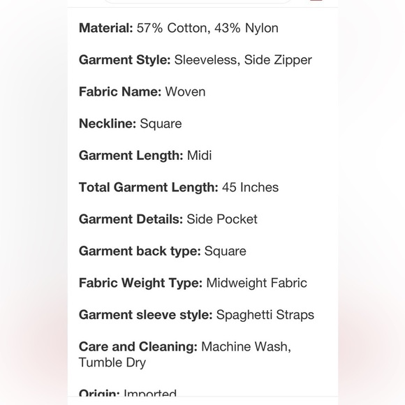 Women's Dropped Waist Midi A-Line
Dress - A New Day™ Cream new - Picture 5 of 5